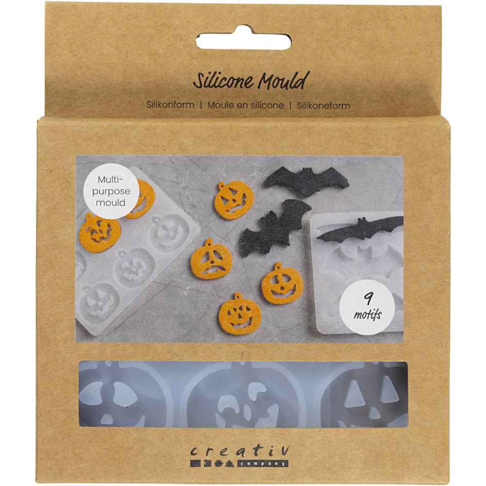 371403 Creativ Siliconen vormen vleermuizen en pompoenen