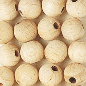832-98 Stafil Wooden Beads Naturel 8mm 95pcs