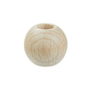 8662-251 Stafil Wooden Balls for Macrame 25mm 10mm Naturel