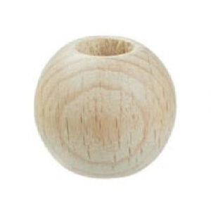 8662-301 Stafil Wooden Balls for Macrame 30mm 10mm Naturel