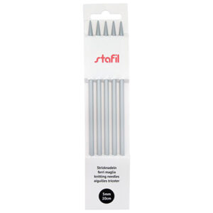 Breinaald dubbele punt aluminium 5 stuks 20cm 5.00mm