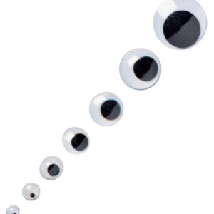 743-58 Stafil Moving eyes round 10pcs 16mm