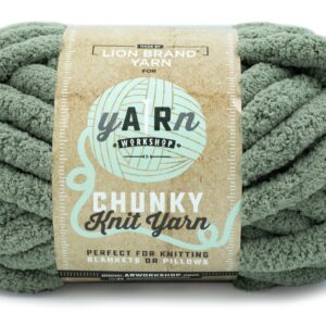 Lion Brand Yarn Chunky Knit Yarn Artichoke