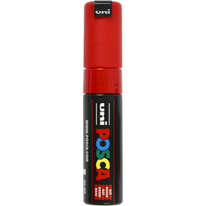 278040 Posca Marker 8 mm breed rood