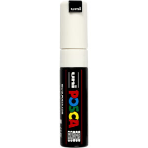 278052 Posca Marker 8 mm breed wit
