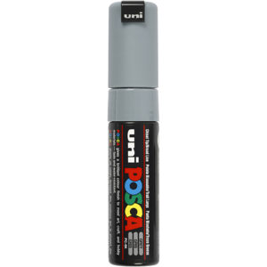 278095 Posca Marker 8 mm breed grijs