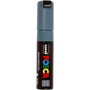 278096 Posca Marker 8 mm breed slate grey