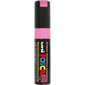278756 Posca Marker 8 mm breed fluo pink