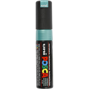 278870 Posca Marker 8 mm breed groen metallic