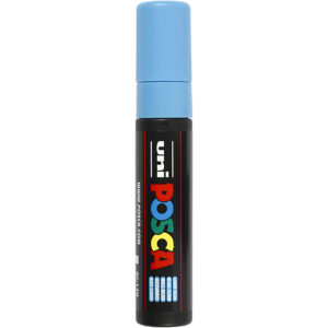 279057 Posca Marker 1,5 mm extra breed lichtblauw