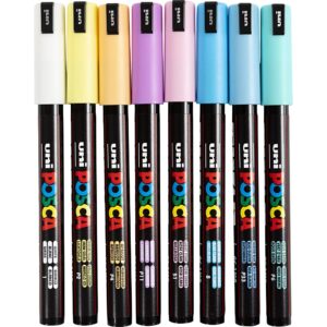 384295 Posca Marker 0,7 mm diverse kleuren 8div