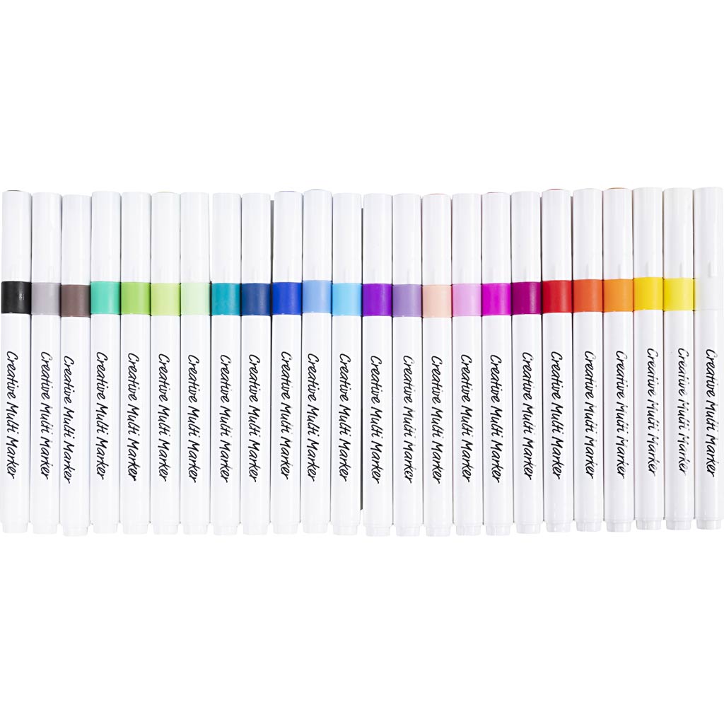 39386 Creatieve Multi Stift 4 mm diverse kleuren 24stuks