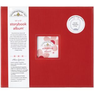 487681 Doodlebug Storybook D-Ring Album 12"X12" Ladybug