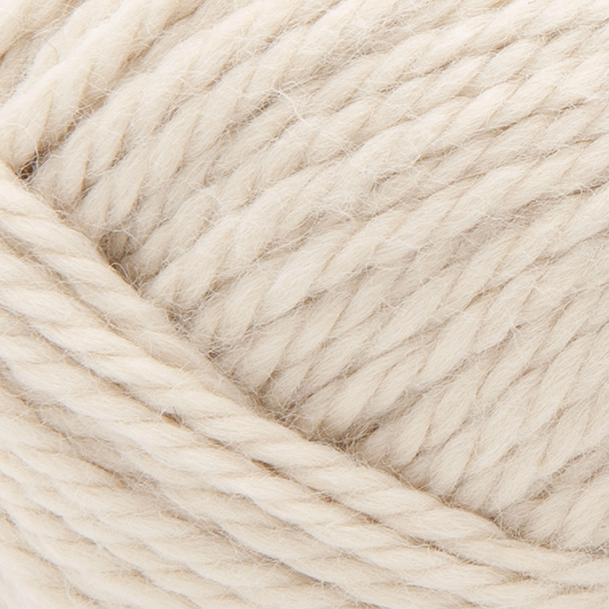 Lion Brand Re-Spun Thick & Quick Yarn Whip Cream - Afbeelding 2