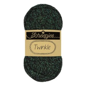 Scheepjes Twinkle 903 Zwart, Groen