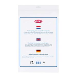 Opry verstevigingsplaten 23,5x37,5x0,05 cm