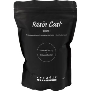73536 Creativ company Resin Cast Giethars zwart zwart 800gr